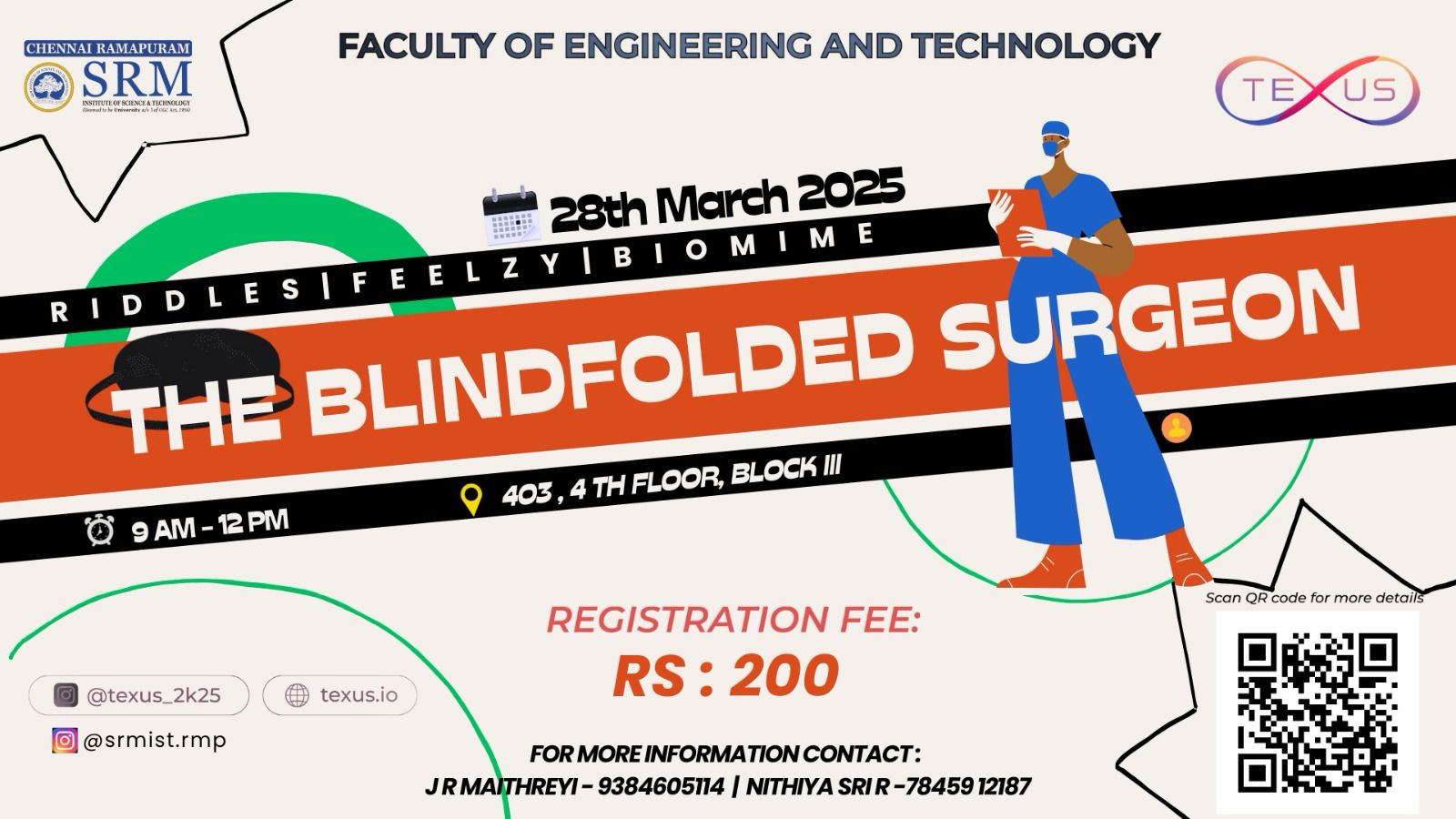 The Blindfolded Surgeon 2025